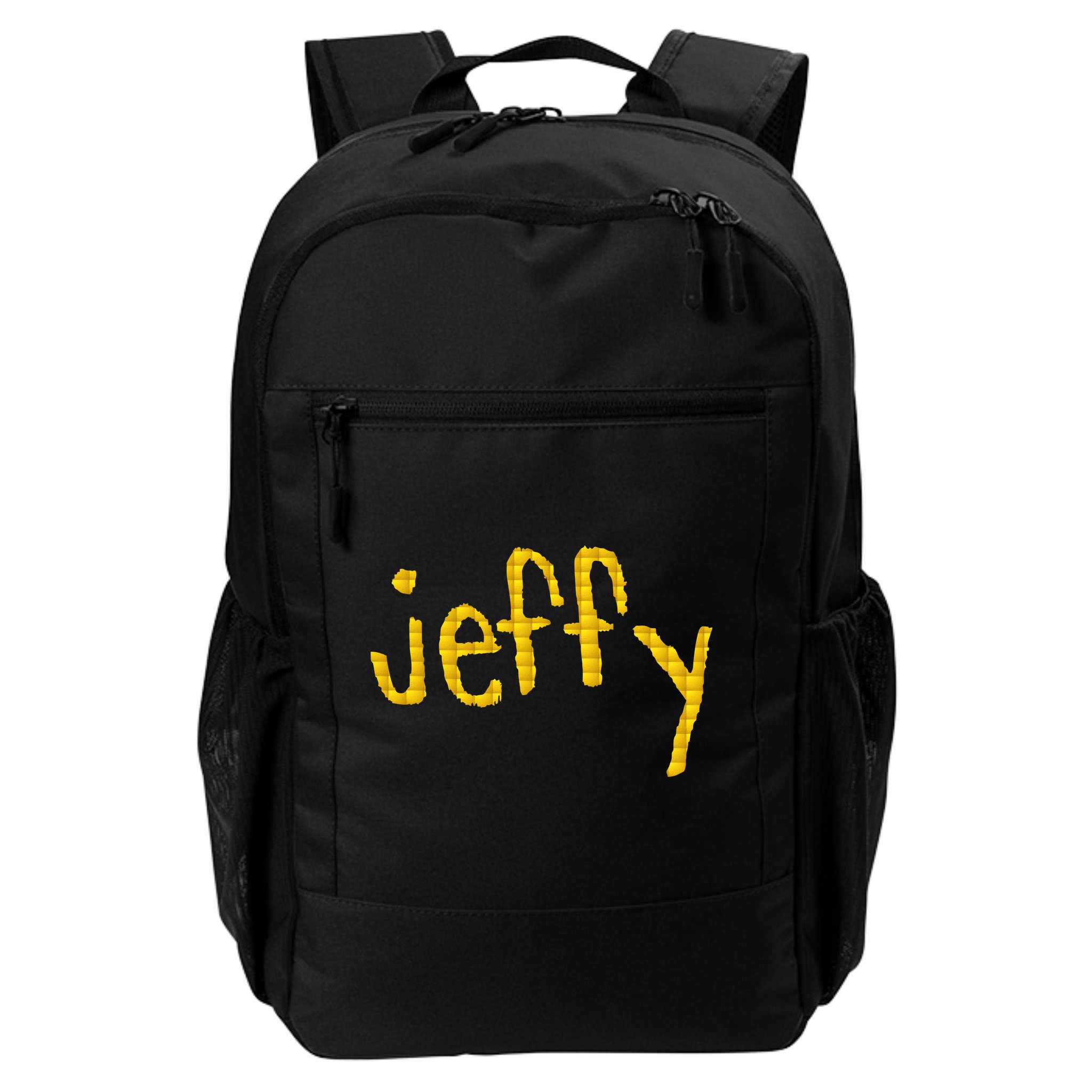 Jeffy Gold Logo Backpack