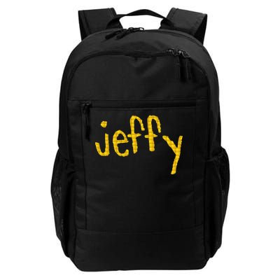 Jeffy Gold Logo Daily Commute Backpack