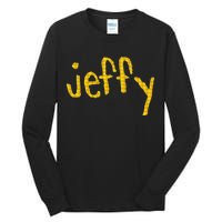 Jeffy Gold Logo Tall Long Sleeve T-Shirt