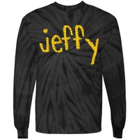 Jeffy Gold Logo Tie-Dye Long Sleeve Shirt