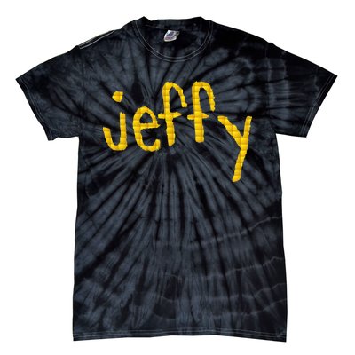 Jeffy Gold Logo Tie-Dye T-Shirt