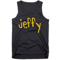 Jeffy Gold Logo Tank Top