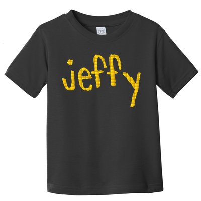 Jeffy Gold Logo Toddler T-Shirt