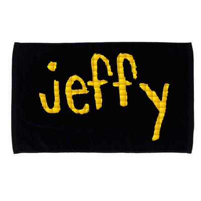 Jeffy Gold Logo Microfiber Hand Towel