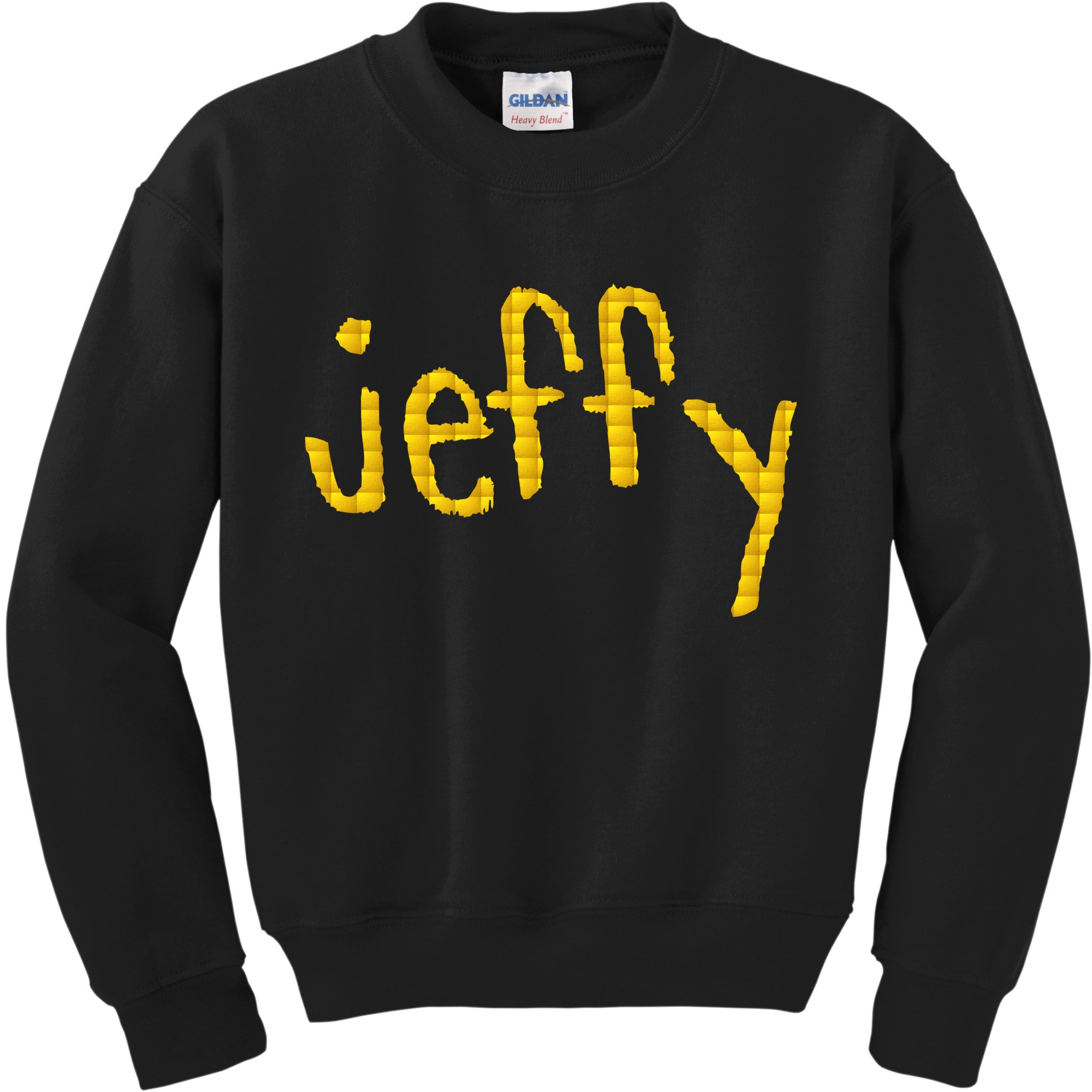 Jeffy Gold Logo Kids Sweatshirt