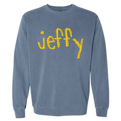 Jeffy Gold Logo Garment-Dyed Sweatshirt