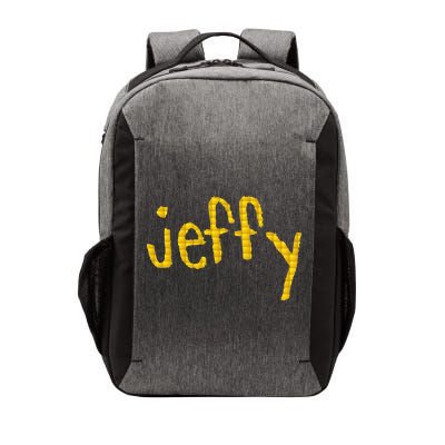 Jeffy Gold Logo Vector Backpack