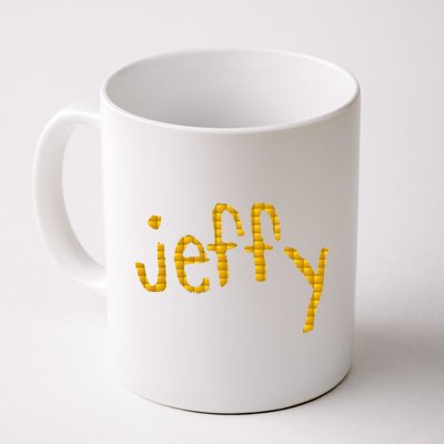 Jeffy Gold Logo Coffee Mug