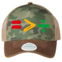 Juneteenth Equality Is Greater Than Division Afro Legacy Tie Dye Trucker Hat