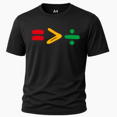 Juneteenth Equality Is Greater Than Division Afro Performance Shirt