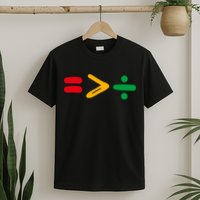 Juneteenth Equality Is Greater Than Division Afro T-Shirt