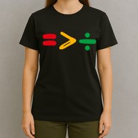 Juneteenth Equality Is Greater Than Division Afro T-Shirt