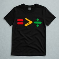 Juneteenth Equality Is Greater Than Division Afro T-Shirt