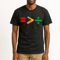 Juneteenth Equality Is Greater Than Division Afro Tall T-Shirt