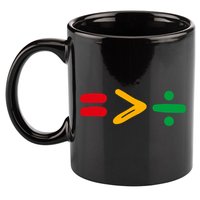 Juneteenth Equality Is Greater Than Division Afro 11oz C Handle Ceramic Mug