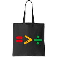 Juneteenth Equality Is Greater Than Division Afro Bag