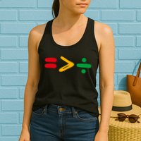 Juneteenth Equality Is Greater Than Division Afro Womens Tank Top
