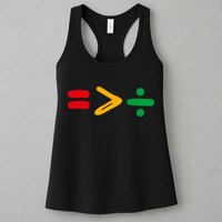 Juneteenth Equality Is Greater Than Division Afro Womens Tank Top