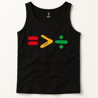 Juneteenth Equality Is Greater Than Division Afro Tank Top