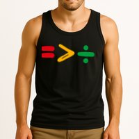 Juneteenth Equality Is Greater Than Division Afro Tank Top