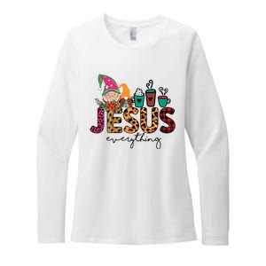 Jesus Everything Womens CVC Long Sleeve Shirt