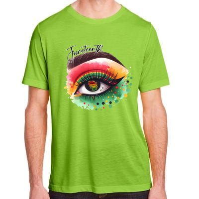 Junenth Eye June 19th 1865 Vibes Only Junenth Eye Great Gift Adult ChromaSoft Performance T-Shirt