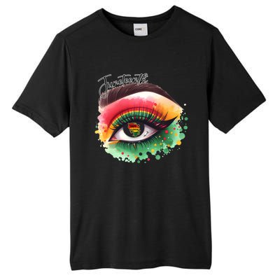 Junenth Eye June 19th 1865 Vibes Only Junenth Eye Great Gift Tall Fusion ChromaSoft Performance T-Shirt