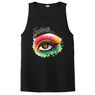 Junenth Eye June 19th 1865 Vibes Only Junenth Eye Great Gift PosiCharge Competitor Tank