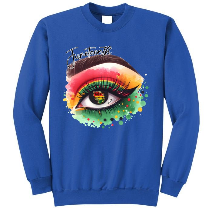 Junenth Eye June 19th 1865 Vibes Only Junenth Eye Great Gift Sweatshirt