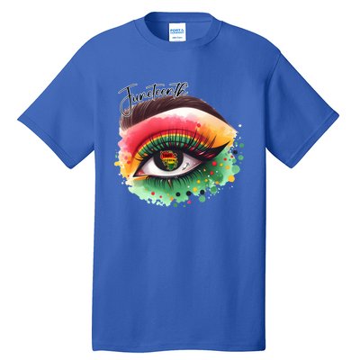 Junenth Eye June 19th 1865 Vibes Only Junenth Eye Great Gift Tall T-Shirt