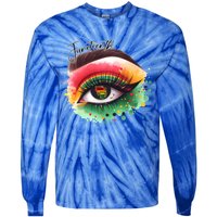 Junenth Eye June 19th 1865 Vibes Only Junenth Eye Great Gift Tie-Dye Long Sleeve Shirt