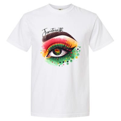 Junenth Eye June 19th 1865 Vibes Only Junenth Eye Great Gift Garment-Dyed Heavyweight T-Shirt