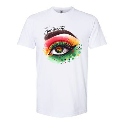 Junenth Eye June 19th 1865 Vibes Only Junenth Eye Great Gift Softstyle CVC T-Shirt