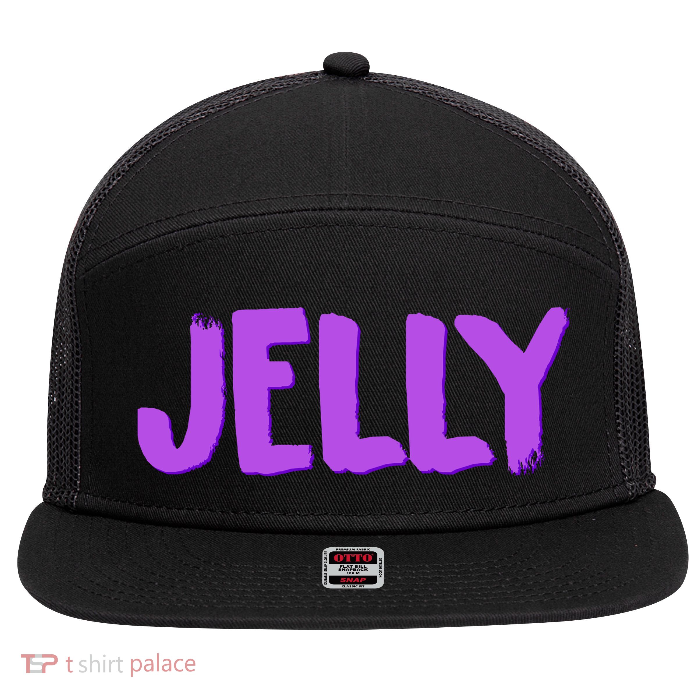 Jelly Matching 7 Panel Mesh Trucker Snapback Hat