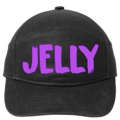 Jelly Matching 7-Panel Snapback Hat