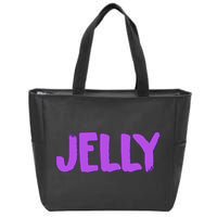 Jelly Matching Zip Tote Bag