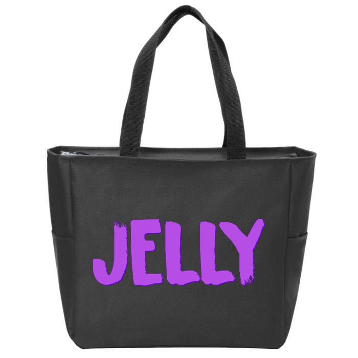 Jelly Matching Zip Tote Bag