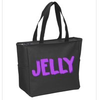 Jelly Matching Zip Tote Bag