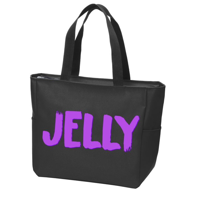 Jelly Matching Zip Tote Bag