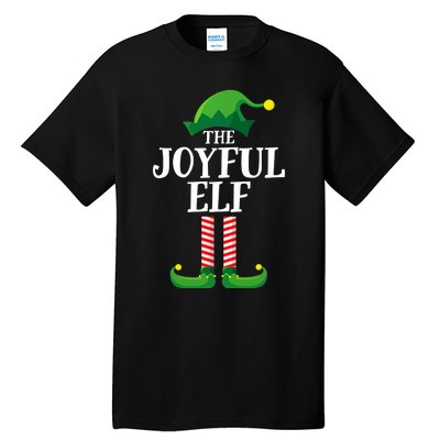 Joyful Elf Matching Family Group Christmas Party Tall T-Shirt