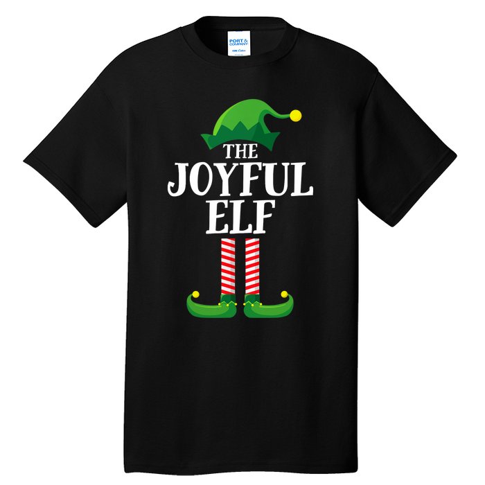 Joyful Elf Matching Family Group Christmas Party Tall T-Shirt