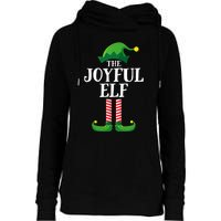 Joyful Elf Matching Family Group Christmas Party Womens Funnel Neck Pullover Hood