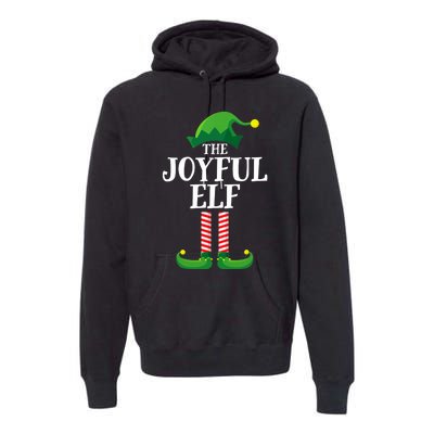 Joyful Elf Matching Family Group Christmas Party Premium Hoodie