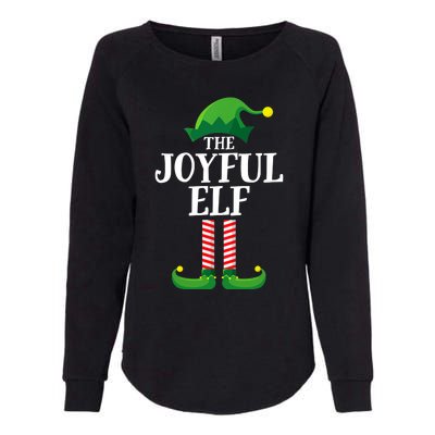 Joyful Elf Matching Family Group Christmas Party Womens California Wash Sweatshirt