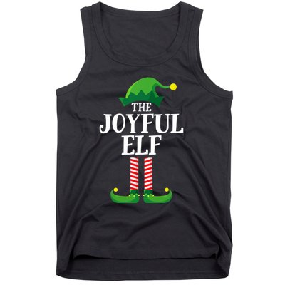 Joyful Elf Matching Family Group Christmas Party Tank Top