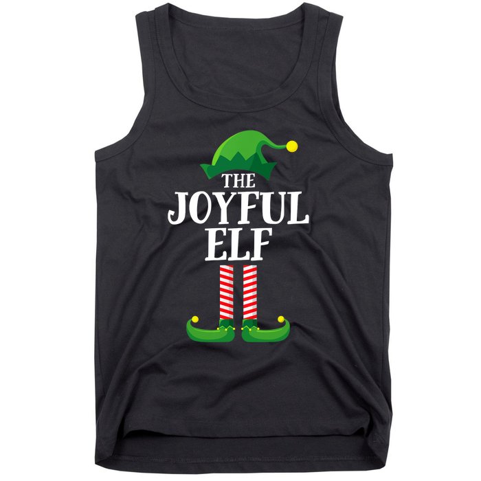 Joyful Elf Matching Family Group Christmas Party Tank Top