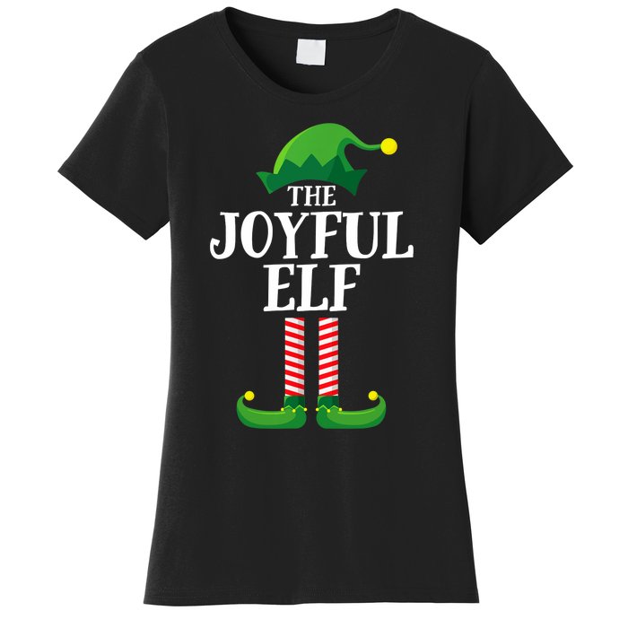 Joyful Elf Matching Family Group Christmas Party Women's T-Shirt