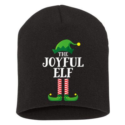 Joyful Elf Matching Family Group Christmas Party Short Acrylic Beanie