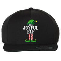 Joyful Elf Matching Family Group Christmas Party Wool Snapback Cap