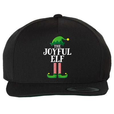 Joyful Elf Matching Family Group Christmas Party Wool Snapback Cap